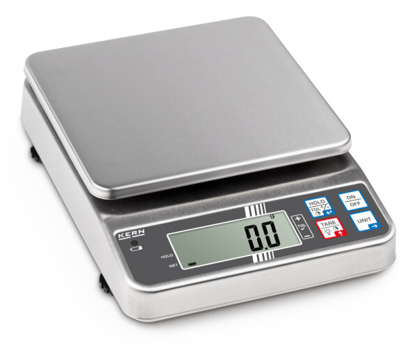 Compact stainless steel bench scale [Kern FOB]