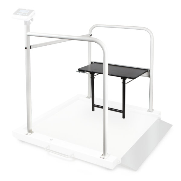 Grab bar set with folding patient seat [Kern MWA-A04]