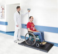 Wheelchair platform scale with low overall height [Kern MWS-M]