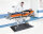 Scale for medical patient trolleys with a low overall height [Kern MWS-L]