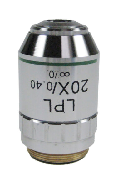 Infinity Plan objective  (no cover glass) for a large operating distance 20.0× / 0.40  (spring) [Kern OBB-A1291]