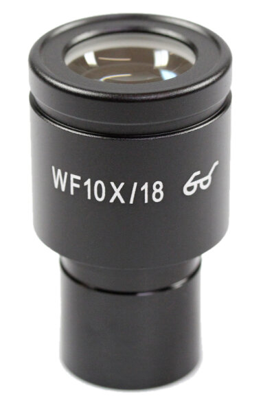 Ocular (Ø 23,2 mm): HWF 10 x /Ø 18 mm (con aguja indicadora) [Kern OBB-A1348]