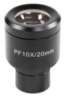 Okular (Ø 23.2 mm): WF 10× / Ø 20.0 mm  (mit Skala 0,1 mm)  (justierbar) [Kern OBB-A1352]