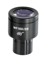 Oculare (Ø 23.2 mm): HWF 10× / Ø 20.0 mm [Kern OBB-A1404]